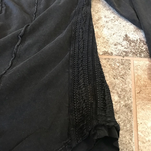 *Sold* Free People Gold Coast Crochet Henley Top - Picture 5 of 8